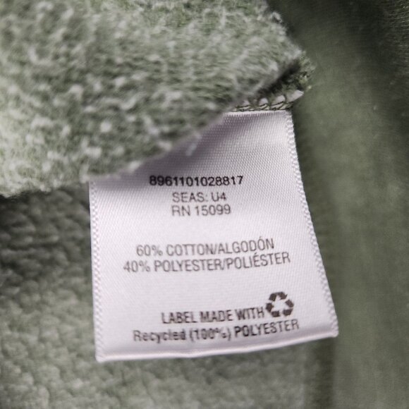 Outdoor Life Sweater Mens Medium Green 1/4 Zip Pullover Sweatshirt Mockneck - Picture 9 of 10